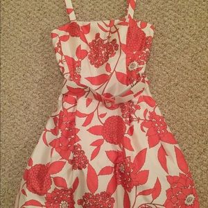 Jessica Howard a-line pink and cream floral dress